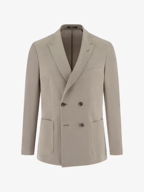 Boggi Milano double-breasted patch-pockets blazer