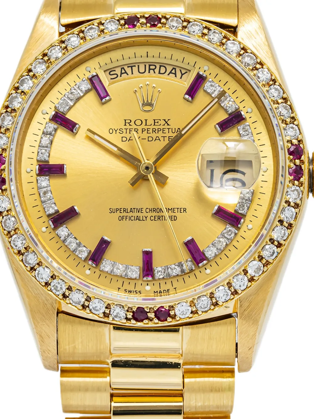 Rolex Day-Date diamond 36mm watch | Pre-Owned Dress Watches