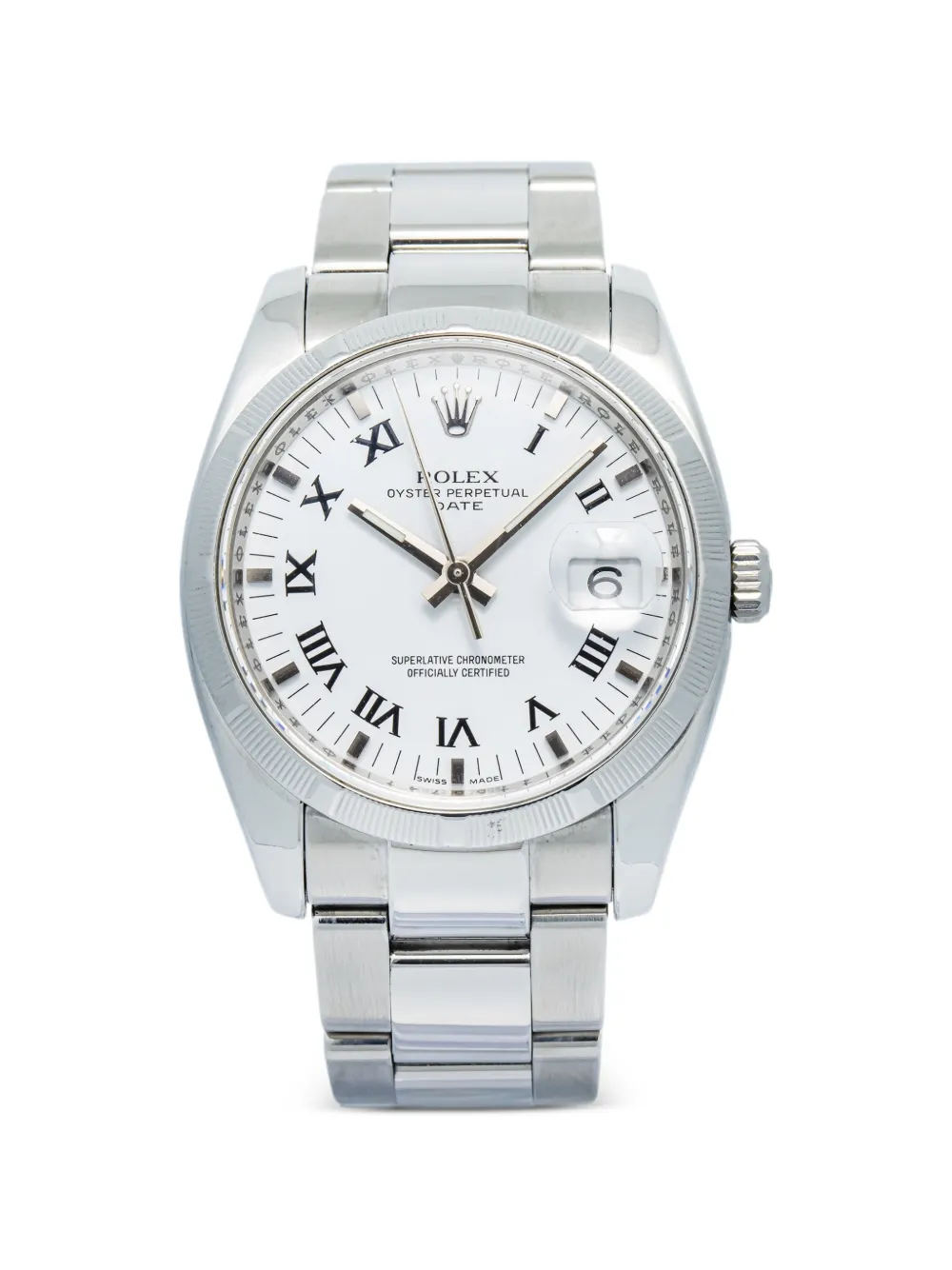 Rolex Oyster Perpetual date 34mm watch - Bianco