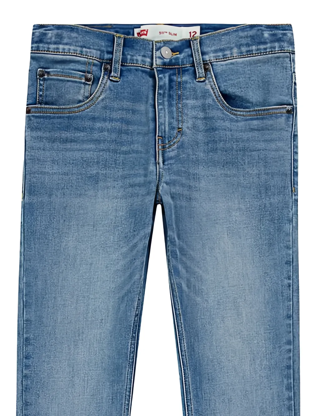 Levi's Kids Slim-fit jeans Blauw
