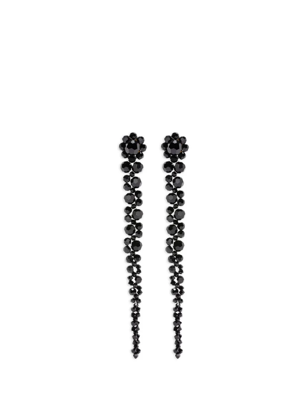 Simone Rocha beaded drop earrings - Nero