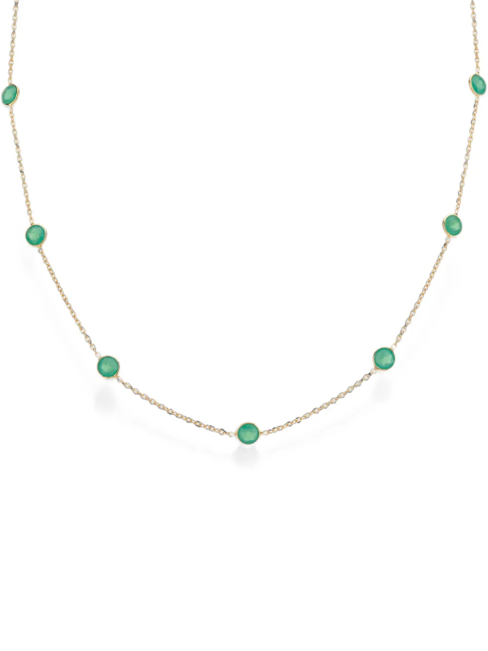 Auree Jewellery Antibes Gemstone Necklace In Gold