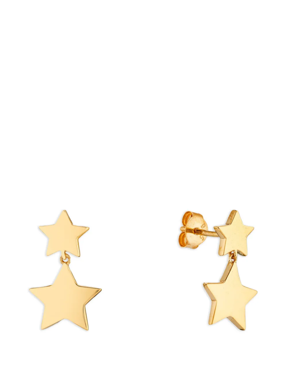 AUREE JEWELLERY Alta double-star drop earrings - Oro