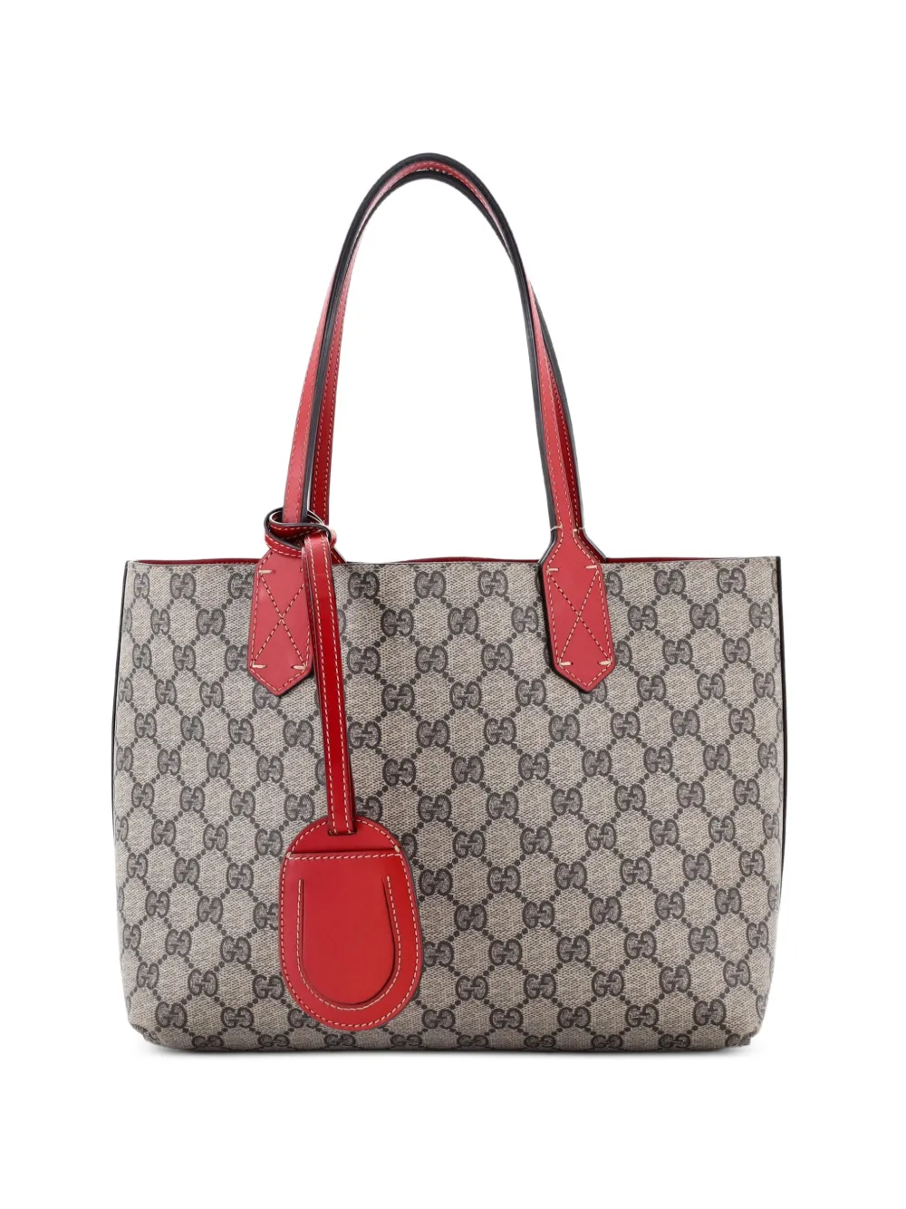 Gucci Pre-Owned Borsa tote GG piccola reversibile in pelle con stampa - Rosso