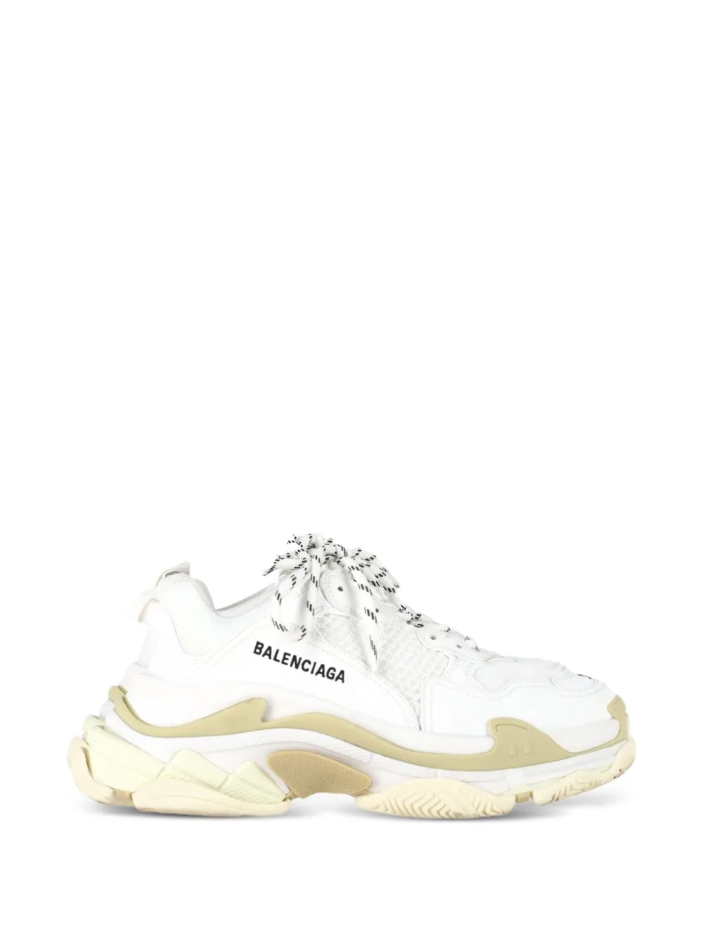 Balenciaga Pre-Owned Triple S layered sneakers - Bianco