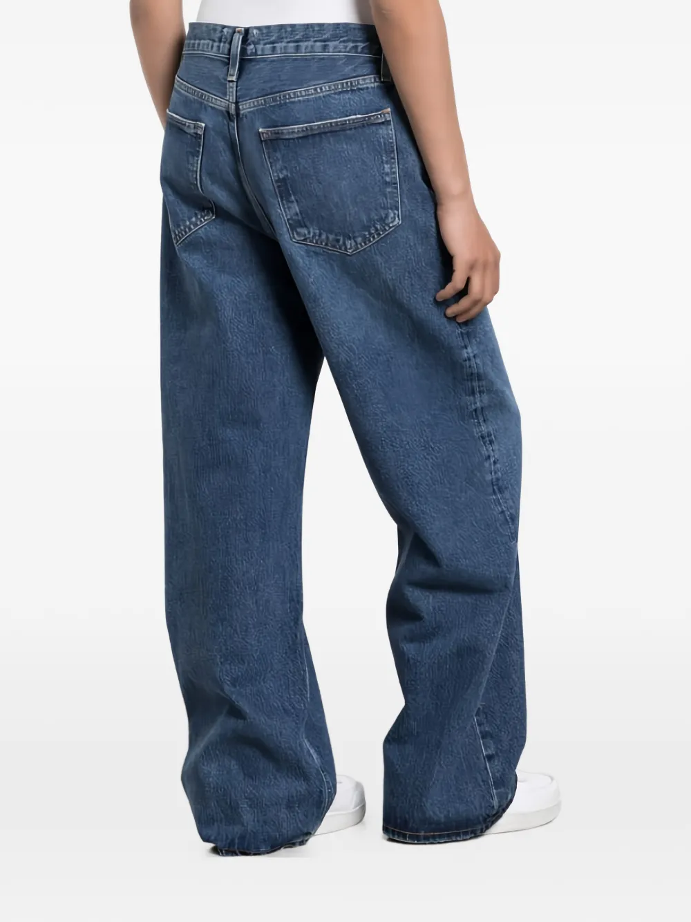 AGOLDE Jeans met vijf zakken Blauw