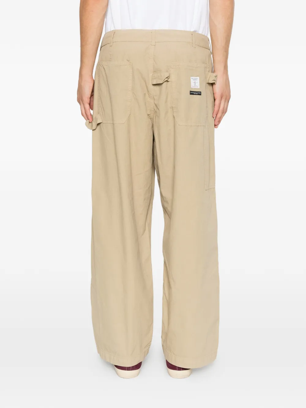 Roy Rogers Broek met opgestikte zak Beige