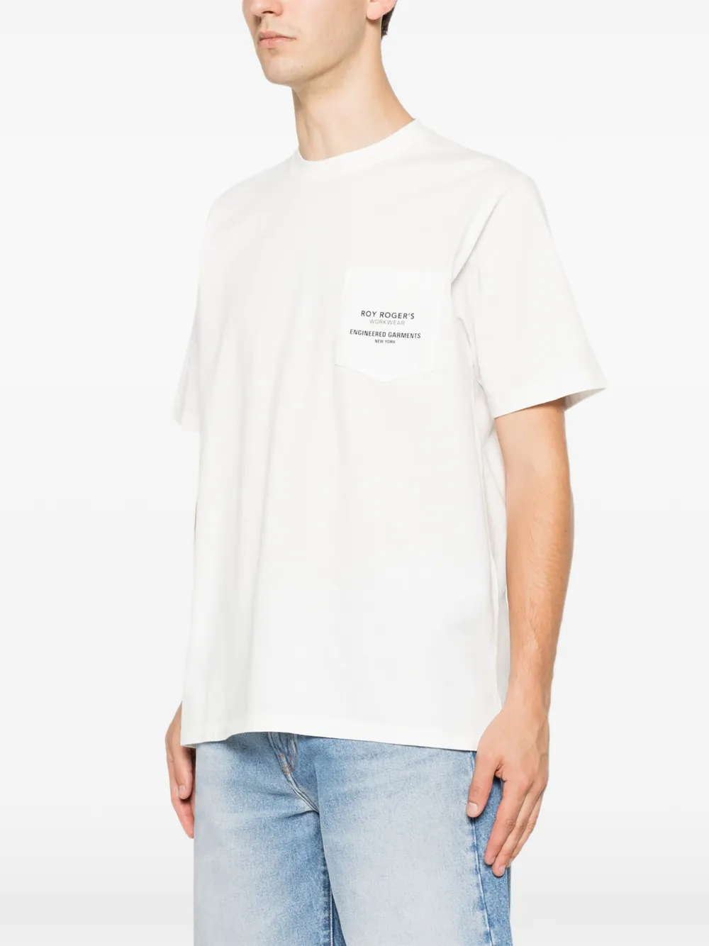 Roy Rogers T-shirt met logoprint Wit