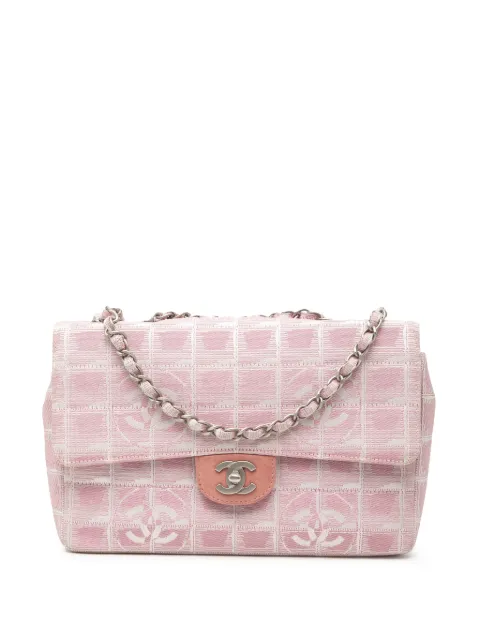 CHANEL Pre-Owned 2000-2002 Medium New Travel Line Nylon Single Flap shoulder bag