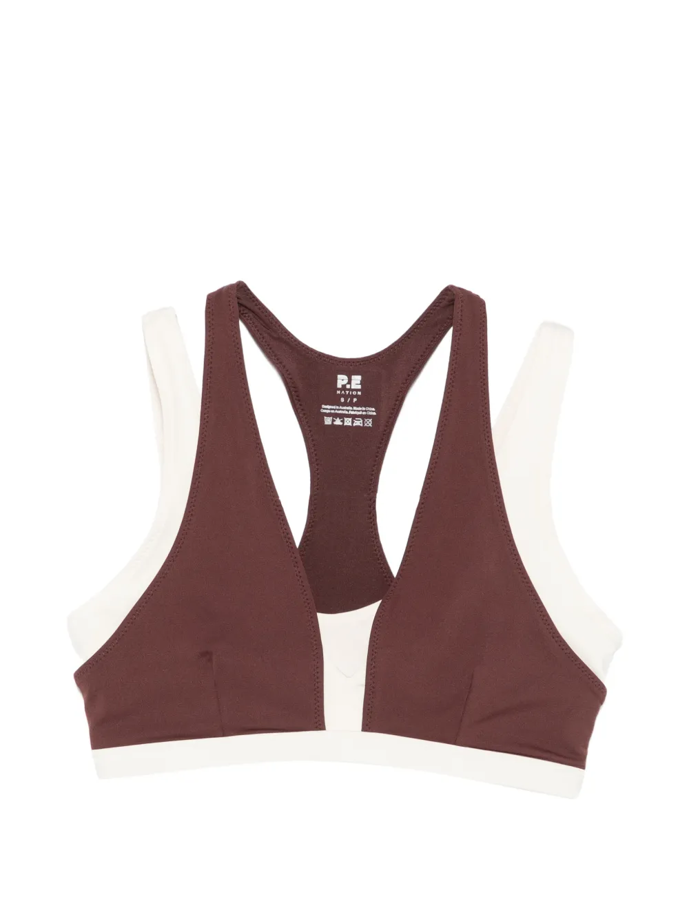 P.E Nation Unity layered sports bra