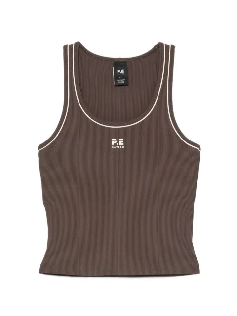 P.E Nation Nexus ribbed tank top
