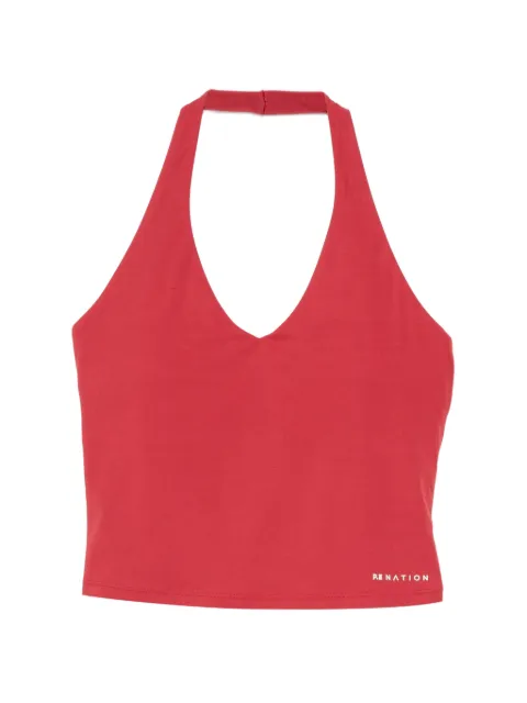 P.E Nation Reset halter-neck tank top