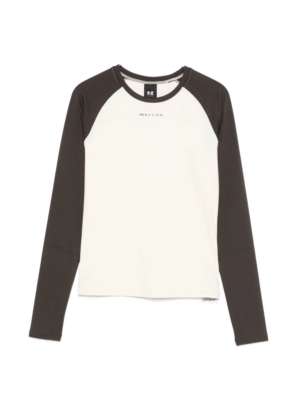 P.E Nation Signature raglan-sleeve T-shirt - Nude
