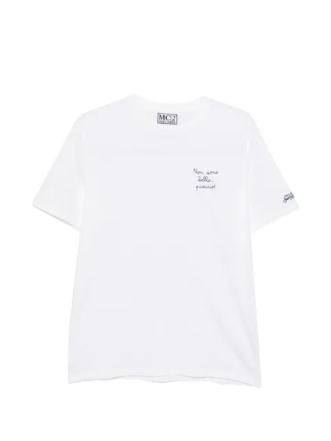 MC2 Saint Barth Portofino embroidered-logo T-shirt