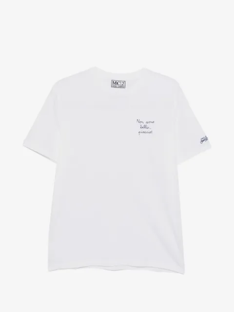 MC2 Saint Barth Portofino embroidered-logo T-shirt