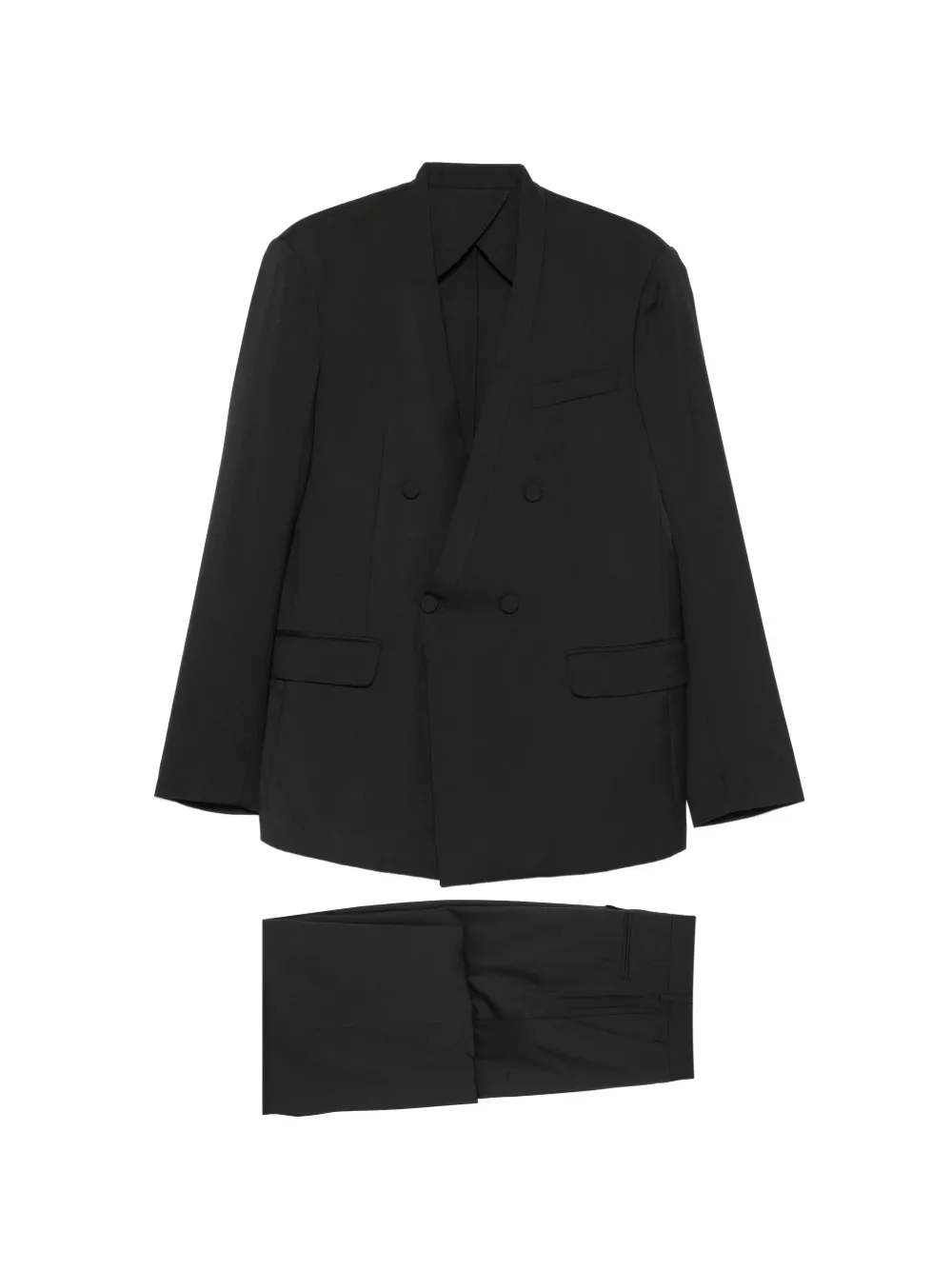 MARSEM double-breasted suit - Schwarz