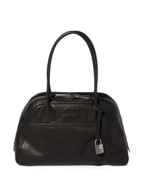 Miu Miu Vivant logo-embossed tote bag