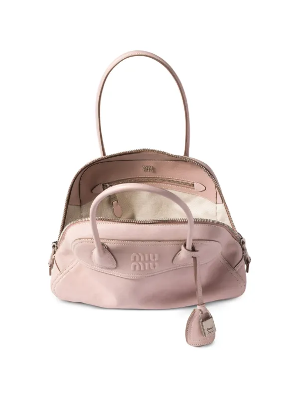 Miu Miu Vivant ナッパレザーバッグ | ピンク | FARFETCH JP