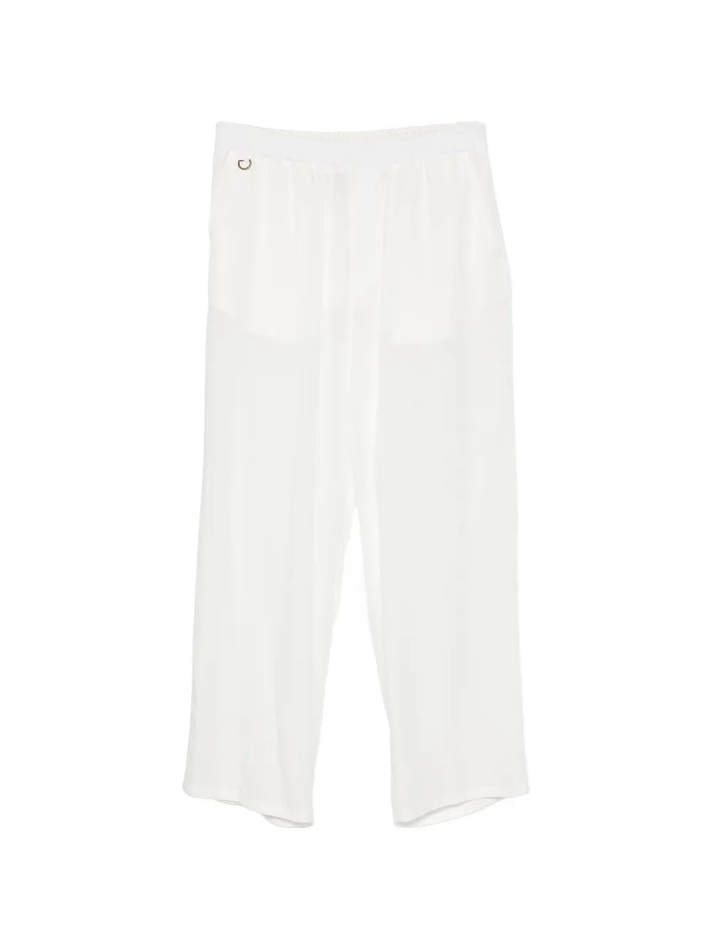 MARSEM elasticated-waistband trousers - Weiß
