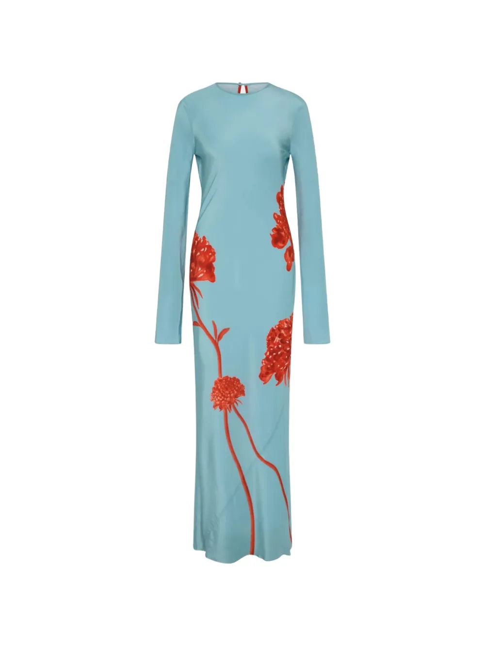SIR. Amelie long sleeve maxi dress - Blu