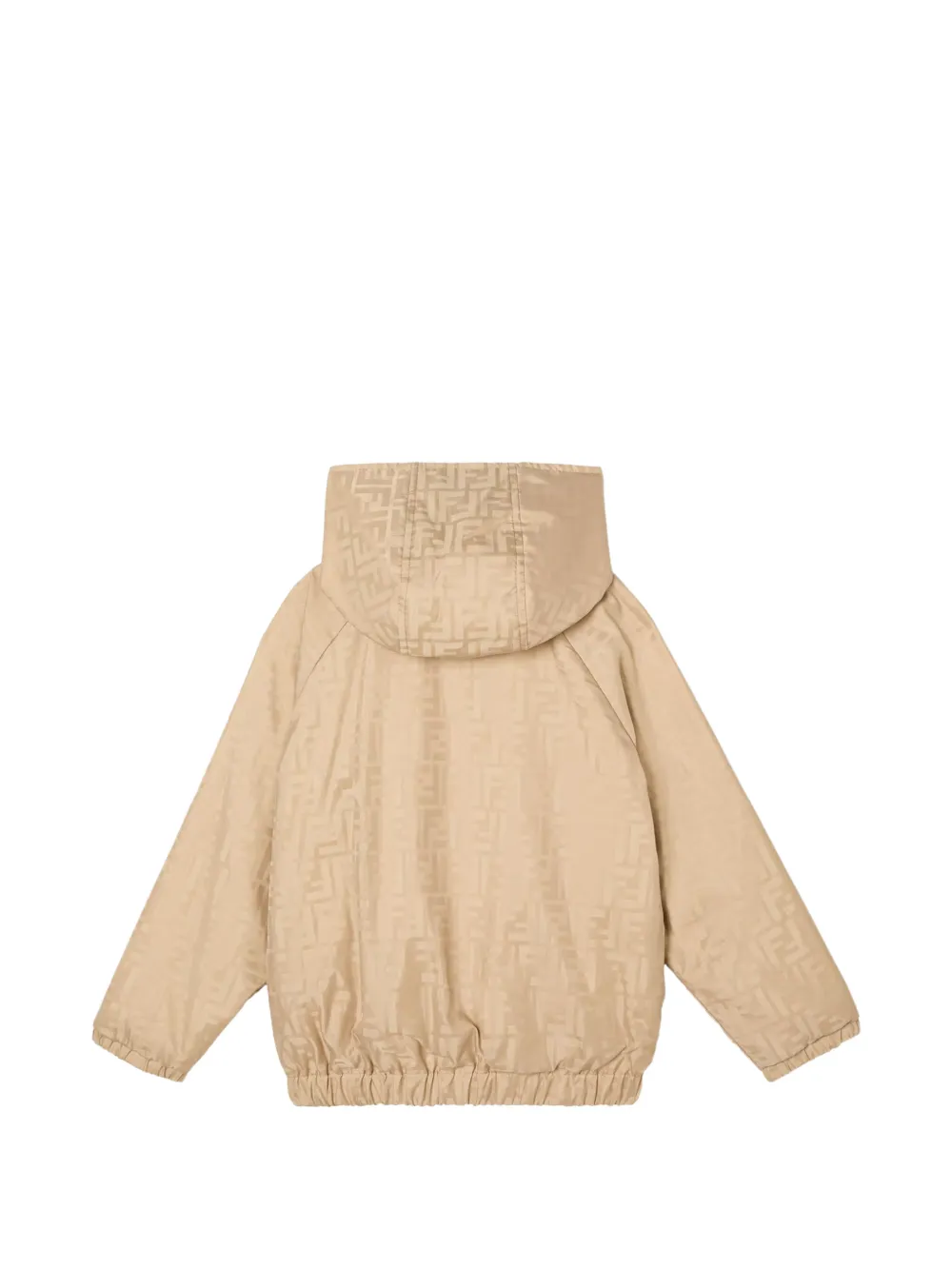Fendi Kids Junior omkeerbaar jack met FF-patroon Beige