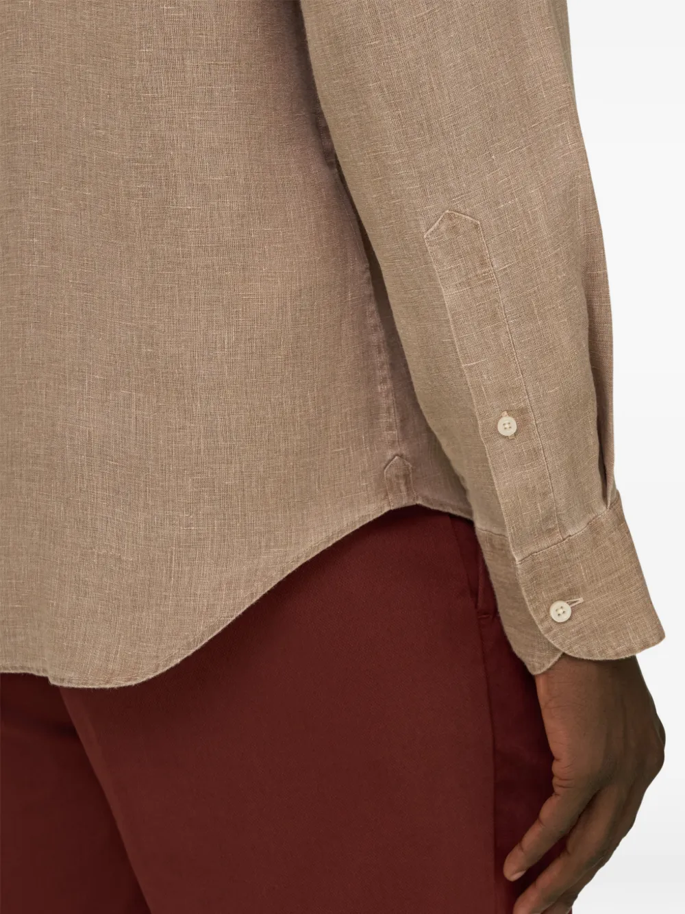 Boggi Milano Overhemd Beige