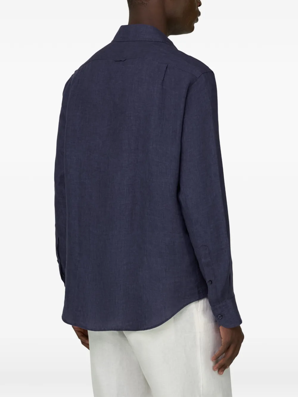 Boggi Milano Overhemd met lange mouwen Blauw
