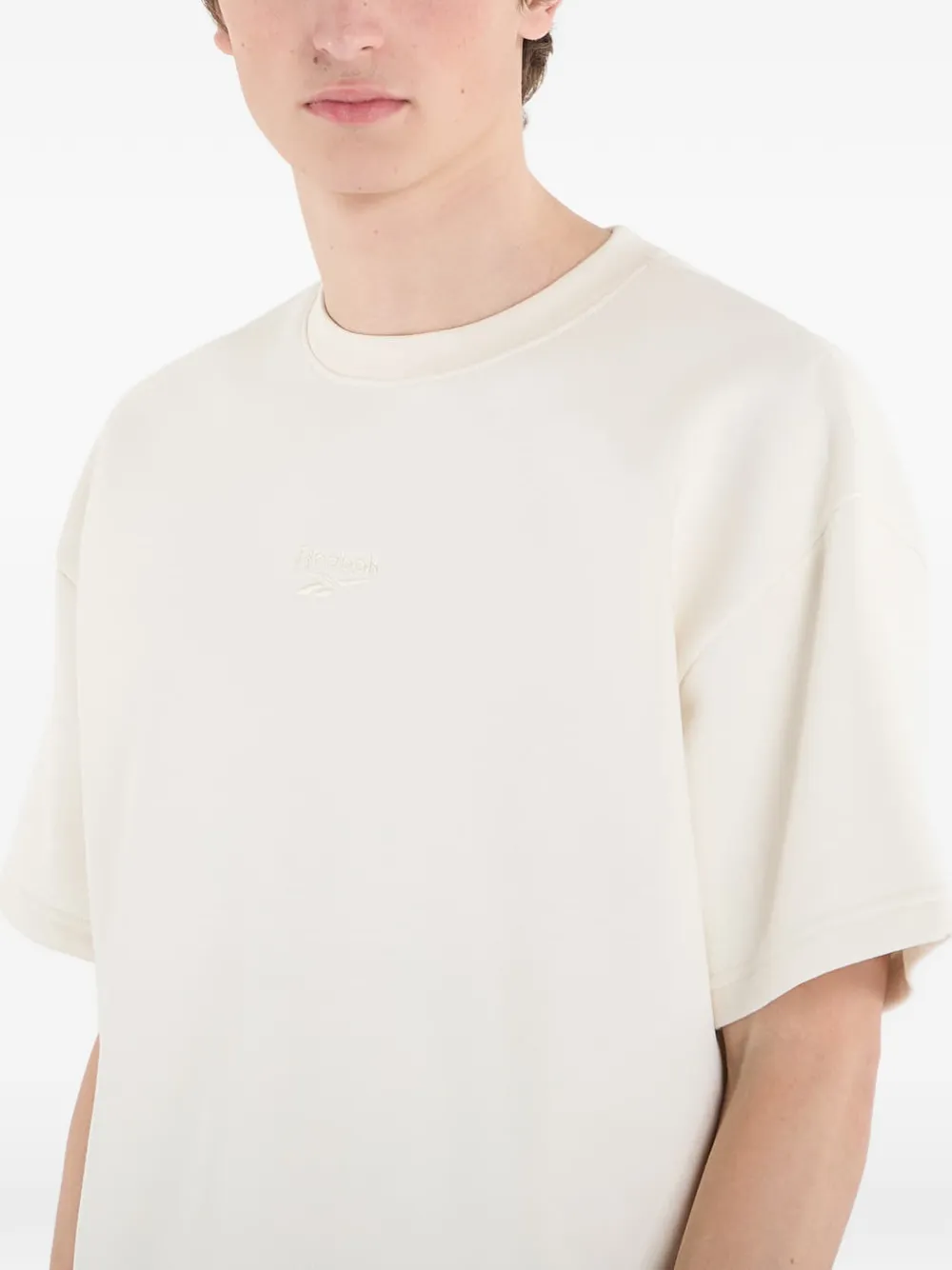 Reebok Wardrobe Essentials T-shirt met ronde hals Beige