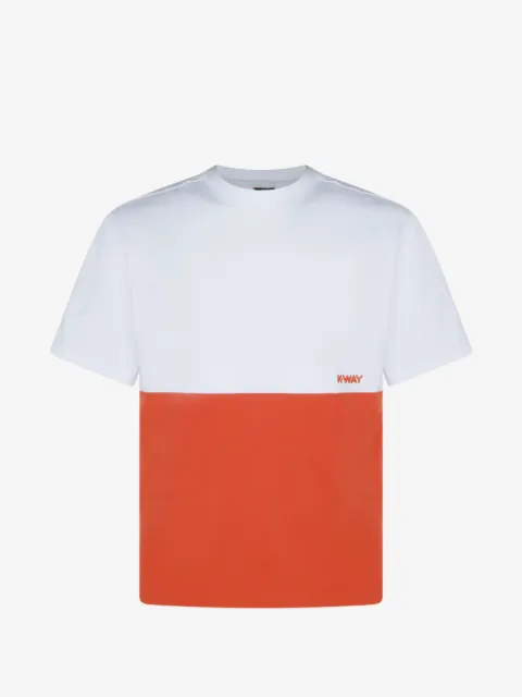 K-Way playera con diseño color block