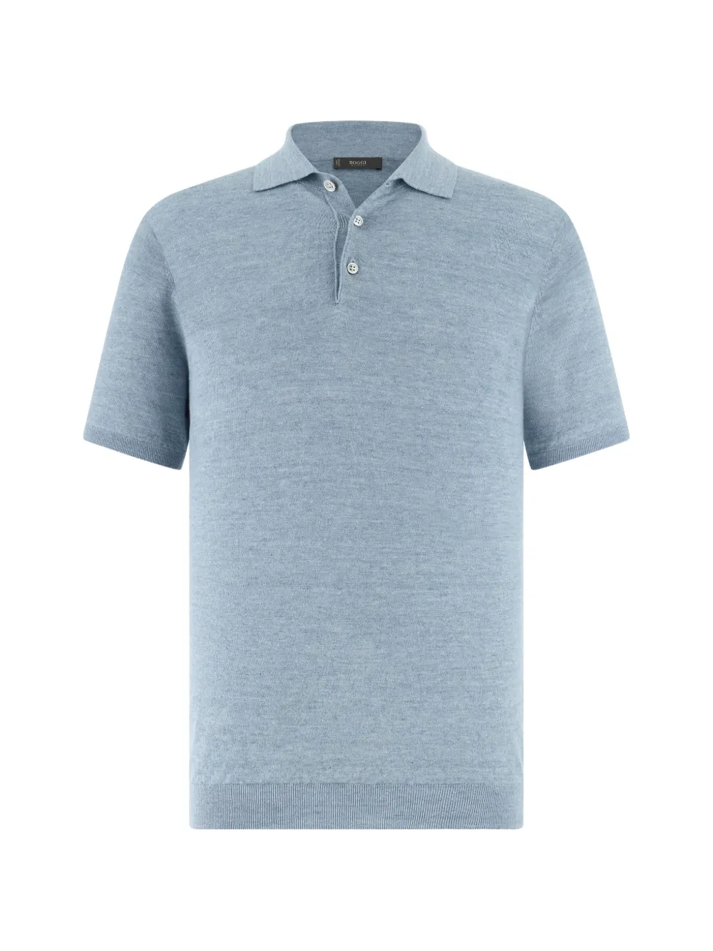 Boggi Milano half-button polo shirt - Blu