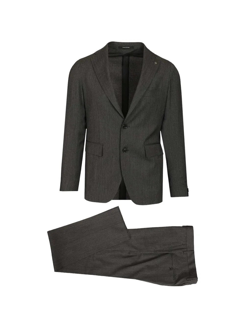 Tagliatore notched-lapel single-breasted suit - Grigio