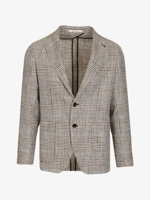 Tagliatore Prince of Wales pattern blazer