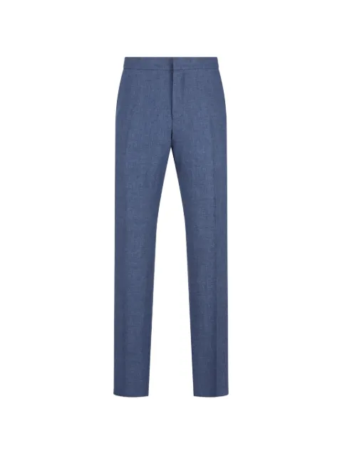 Zegna pantalon à plis marqués