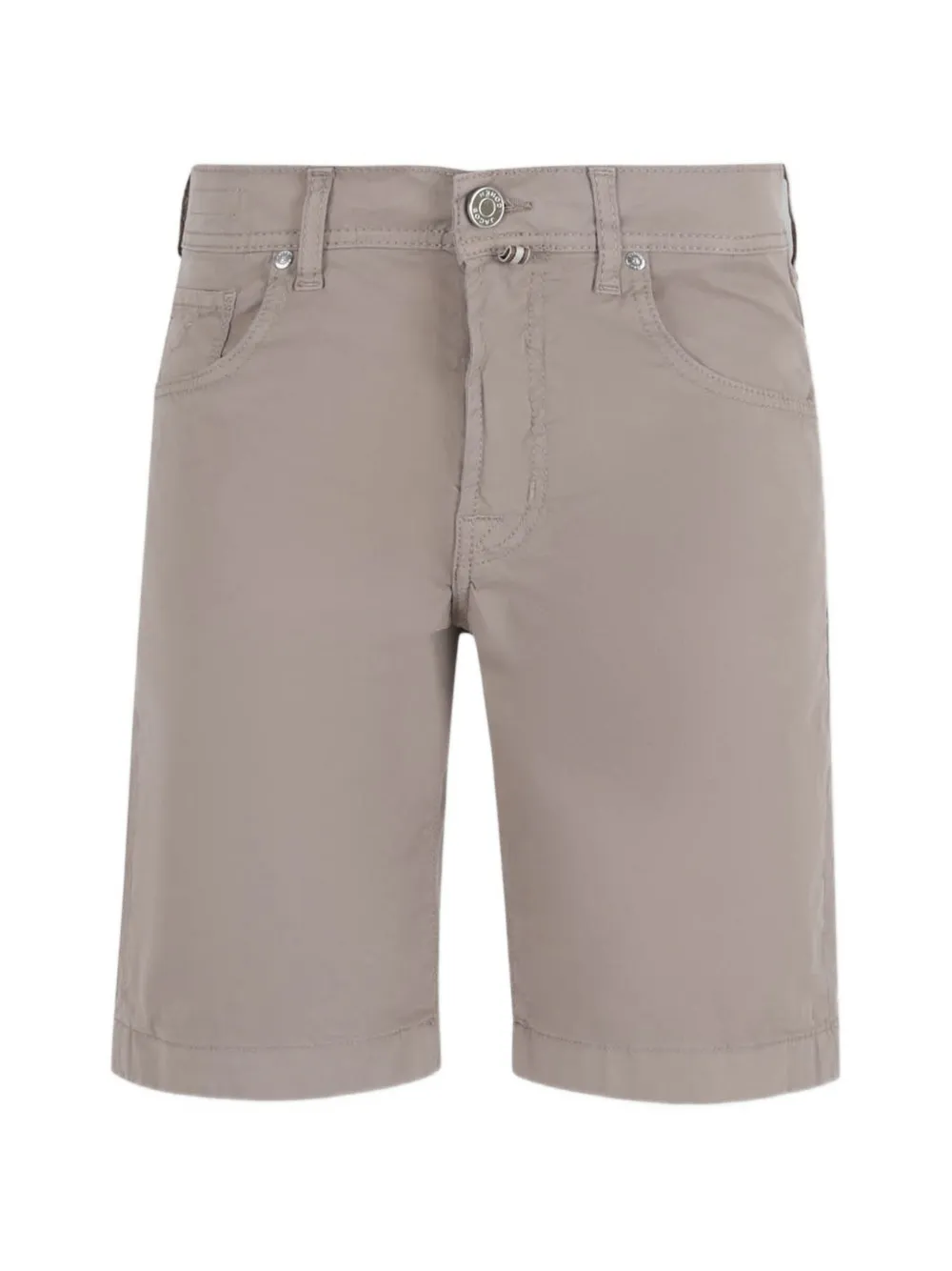 Jacob Cohën logo-patch five-pocket shorts - Grey