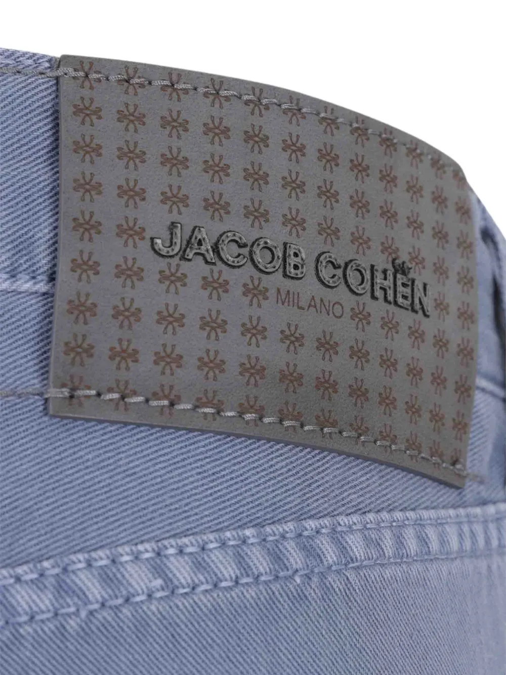 Jacob Cohën Jeans met logopatch Blauw