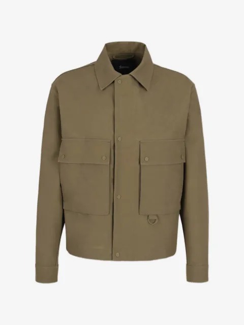 Laminar button chest-pocket jacket