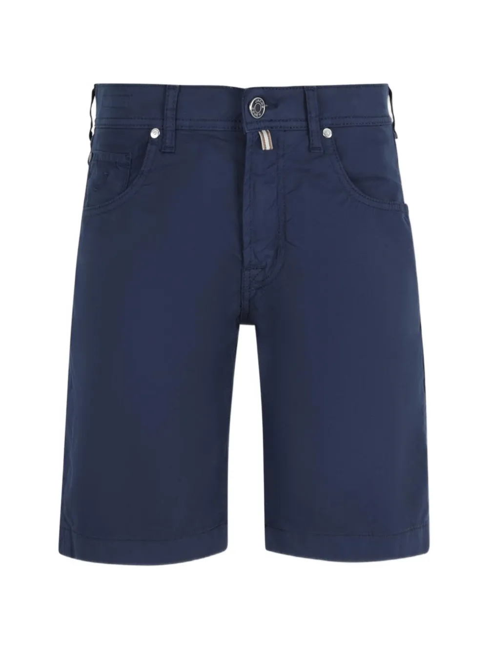 Jacob Cohën logo-patch five-pocket shorts - Blu