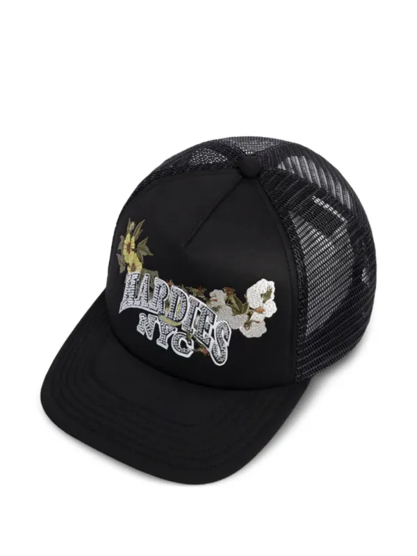 Hardies Nyc Premium Trucker Hat | NYC RHINESTONE CURVE TRUCKER HAT