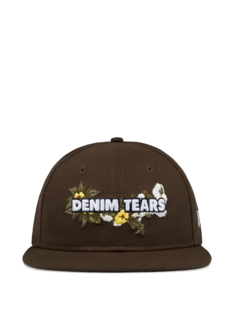 Denim Tears floral logo adjustable cap