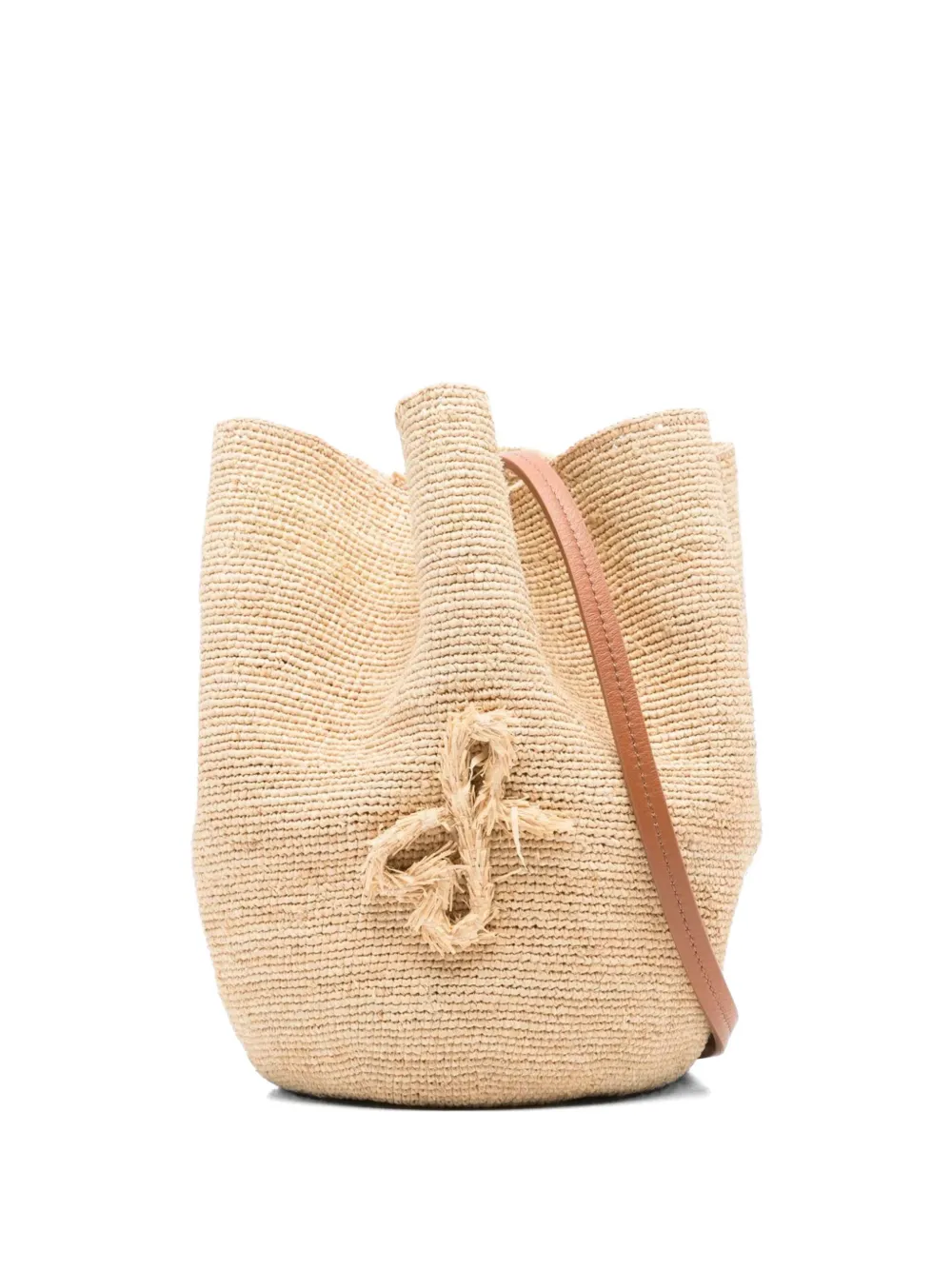 Ruslan Baginskiy tie-detail bucket bag - Toni neutri