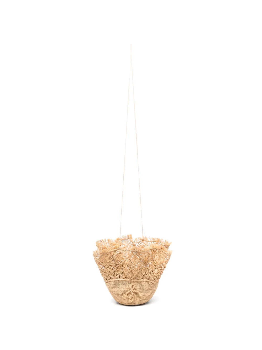 Ruslan Baginskiy tie-detail bucket bag - Nude