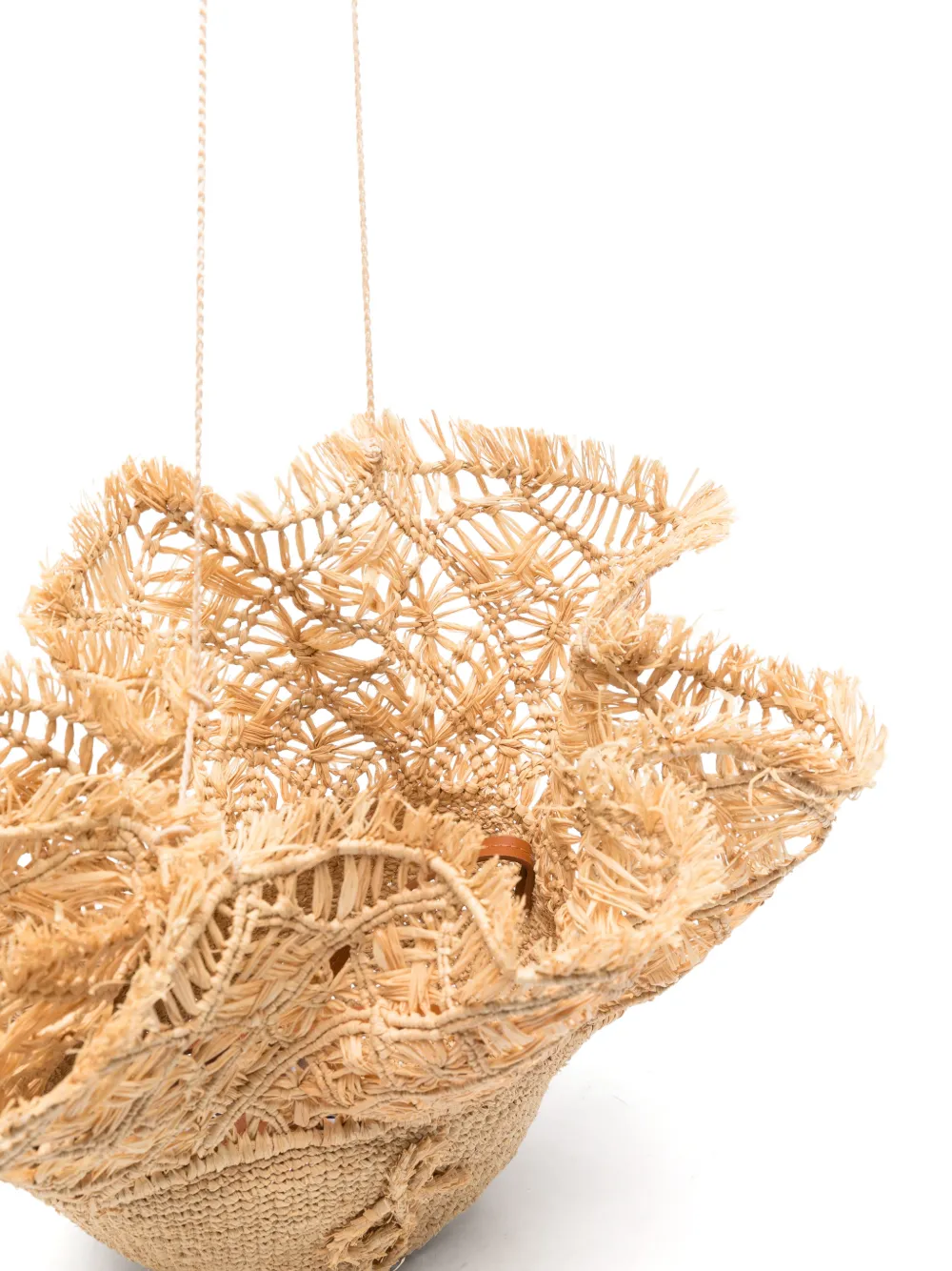 Ruslan Baginskiy Bucket-tas met strikdetail Beige
