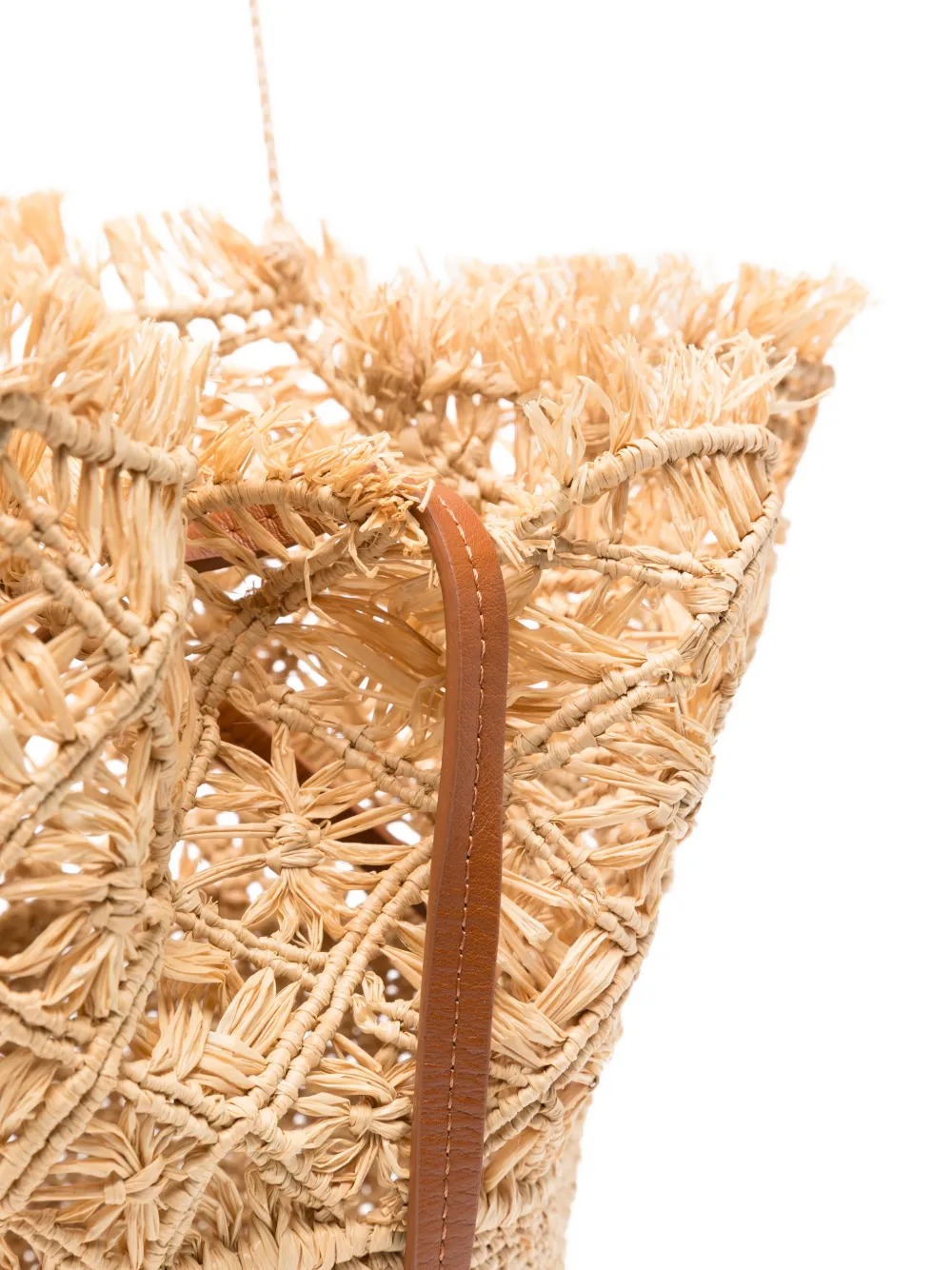 Ruslan Baginskiy Bucket-tas met strikdetail Beige