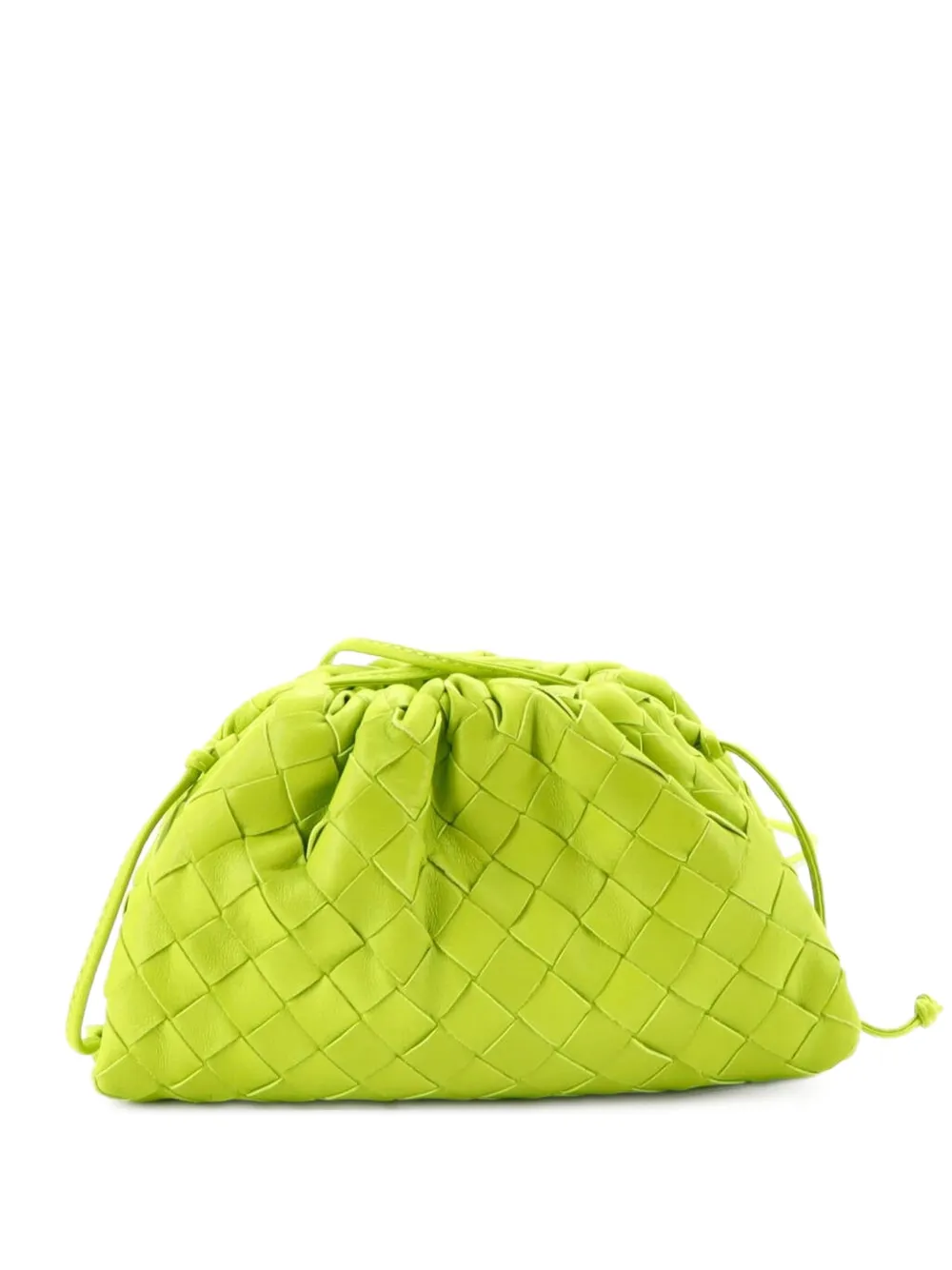 Bottega Veneta Pre-Owned The Pouch Intrecciato Nappa Mini crossbody bag - Verde