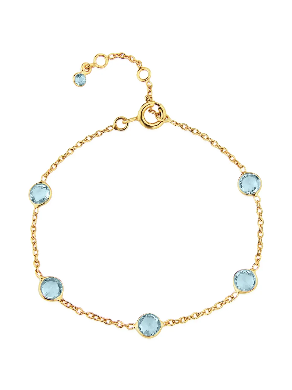 Auree Jewellery Antibes Gemstone Bracelet In Gold