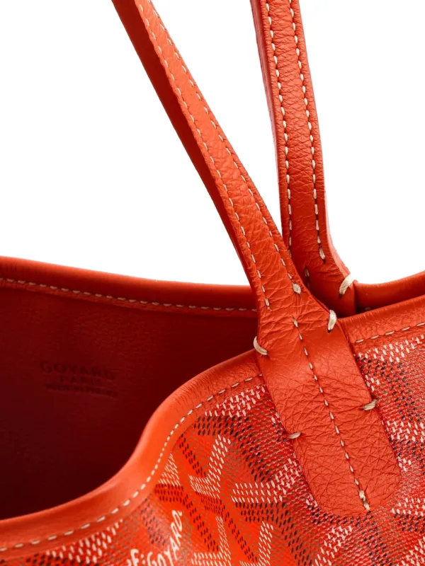 Goyard Pre-Owned Anjou Reversible Tote Coated Canvas Mini Satchel