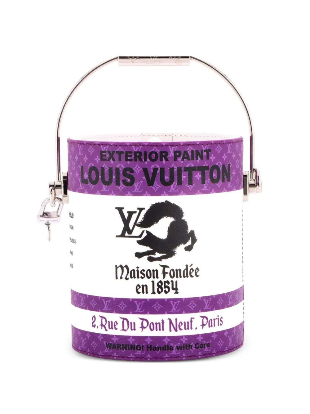 Louis Vuitton Pre-Owned LV Paint Can Umhängetasche aus Monogramm-Canvas - Violett