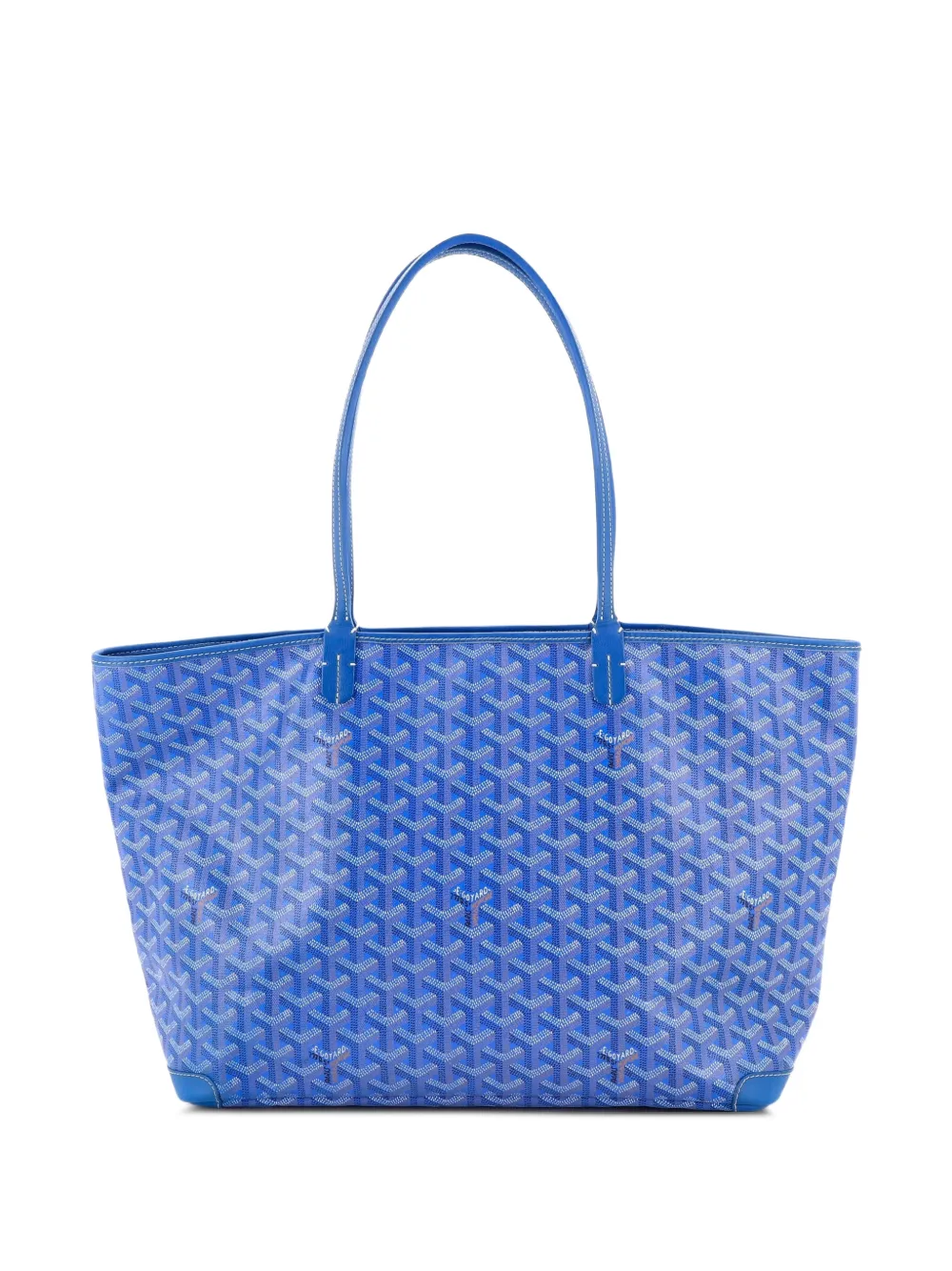 Goyard Pre-Owned Borsa a spalla Artois MM in tela cerata - Blu
