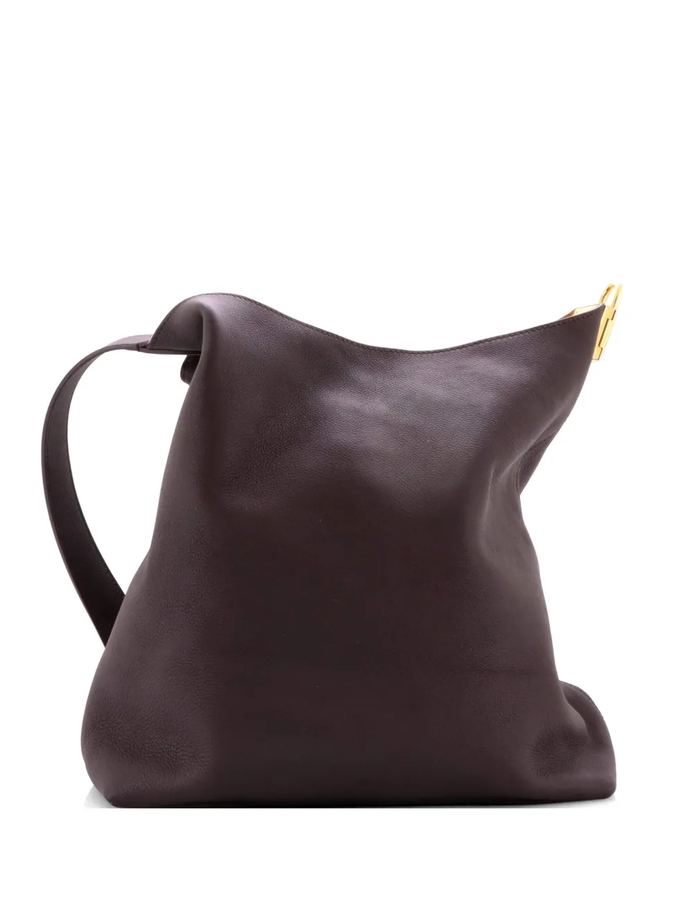 Pre-owned Louis Vuitton Low Key Calfskin Mm Hobo Bag In Brown