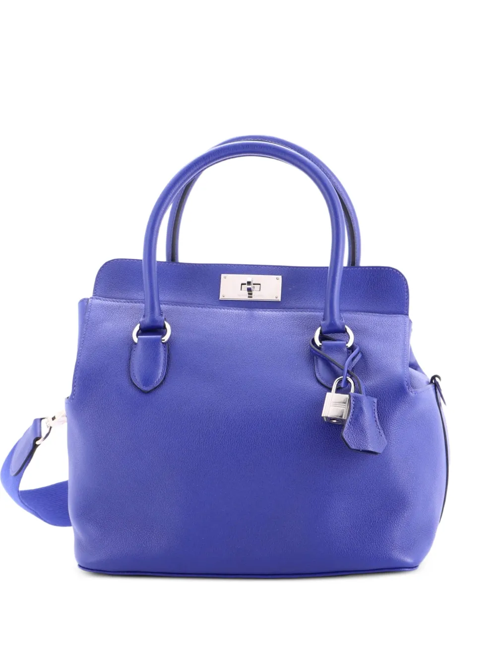 Hermès Pre-Owned Toolbox Bag Evercolor 26 satchel - Blue